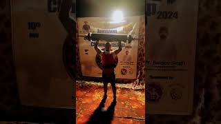 Kumaon strongman championship 2024 logliftgoldmedalstrongmgymshorts [upl. by Chloette]