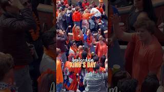 This is King’s Day in the Netherlands Amsterdam  Koningsdag shorts [upl. by Averil]