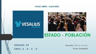 GEOGRAFÍA ESTADO PERUANO  DEMOGRAFÍA  POBLACIÓN PERUANA  SEMANA 09  CICLO PARALELO CEPUNT [upl. by Enimrej]