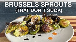 Bacon and Balsamic Brussels Sprouts  You Suck at Cooking episode 154 [upl. by Ahsiadal]