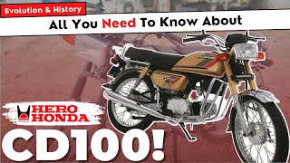 Hero Honda CD100 Indias First 100cc 4 Stroke Bike  History amp Evolution CD Series [upl. by Ketchum]