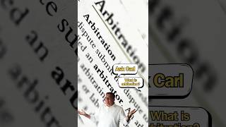 Carl explains arbitration lawyer lawsuit personalinjury arbitration [upl. by Natsirt]