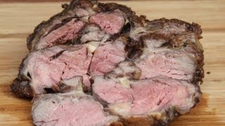 Roastbeef Rezept Braten bei Niedertemperatur  Der Bio Koch 528 [upl. by Jerold]