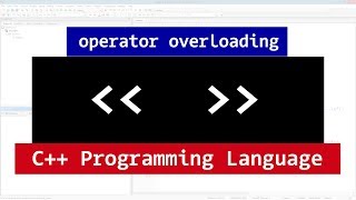 Overloading C Stream Insertion Extraction Operators  C Programming Tutorial [upl. by Parfitt]