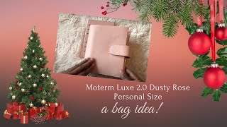 Moterm Luxe 20 Personal Planner Dusty Rose [upl. by Alexandro]