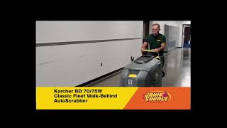 Karcher BD 70 75W Demo [upl. by Nylodnew894]