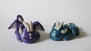 Polymer Clay Dragon Tutorial [upl. by Eelrefinnej]