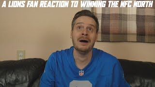 A Lions Fan Reaction to Winning the NFC North [upl. by Gewirtz581]