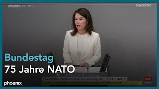 Bundestagsdebatte zum NATOJubiläumsgipfel  quot75 Jahre NATOquot am 040724 [upl. by Britt]