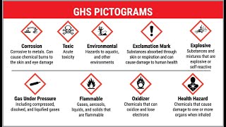 Reading GHS Pictograms [upl. by Noned]