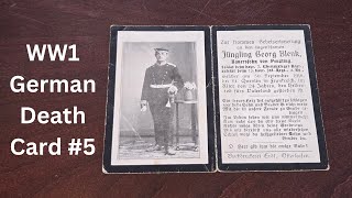 WW1 German Death Card 5 [upl. by Festus526]