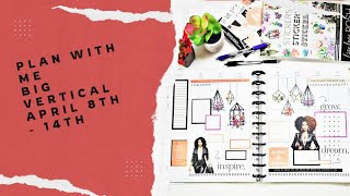 Plan With Me  Big Vertical Planner [upl. by Niawat]