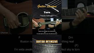 Torn  Natalie Imbruglia  EASY Guitar Tutorial  Chords  Lyrics  Guitar Lessons chordgitar [upl. by Leahci]