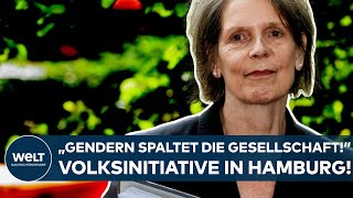 HAMBURG quotGendern spaltet die Gesellschaftquot Volksinitiative stellt sich gegen die Gendersprache [upl. by Seka]