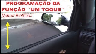 Como programar função quotum toquequot dos vidros elétricos carros Fiat  Dicas Automotivas [upl. by Drallim]