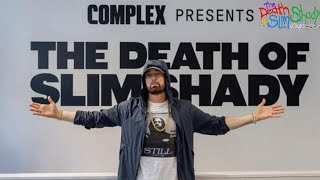 Eminem At Complexs London PopUp Of quotThe Death Of Slim Shadyquot Album [upl. by Singhal]