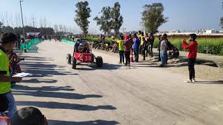 Sae Baja main event  brake test  baja 2019  marwadi University [upl. by Ardnayek]