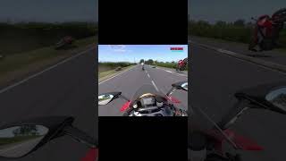 Thrilling Motorcycle Race with Unexpected Crash motorcycleracer thrillingraces UnexpectedCrash [upl. by Einahpet]