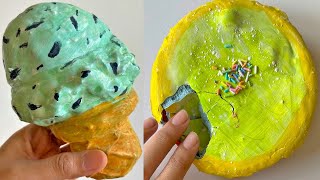 Plaster Clay Cracking amp Slime ASMR Video 1047 [upl. by Atrebla106]