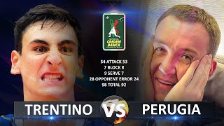 Trentino vs Perugia  Italian Volleyball SuperLega 20232024 [upl. by Nomit]