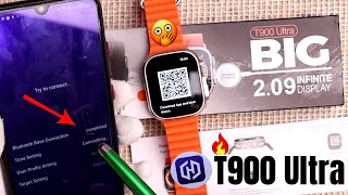 How To Smart Watch T900 Ultra App Download [upl. by Fernande]