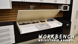 DIY Fold down WORKBENCH [upl. by Lambart]