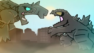 Godzilla vs GameraAlternative version [upl. by Ahsenac]