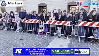 Napoli Piazza del Plebiscito 236 Giuramento Scuola Militare Nunziatella 🇮🇹🪖🫡 [upl. by Ilarrold]