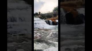 Waterfall 🌊 waterfall dopatti kirtisanon kajol newsong raanjhanasong nature viralvideo [upl. by Annasoh]