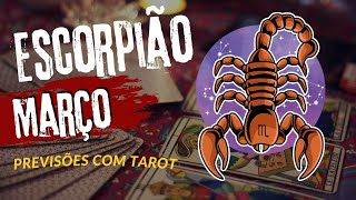 Escorpião ♏ Março Uma atração fortíssima que pode te trazer um arrependimento ainda maior tarot [upl. by Camala512]