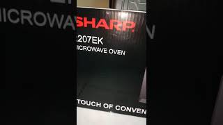 Unboxing Lazada Haul Sharp Microwave Oven R207EK [upl. by Nerraj]