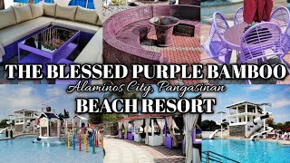 THE BLESSED PURPLE BAMBOO BEACH RESORT  TELBANG  ALAMINOS CITY  PANGASINAN [upl. by Richer]