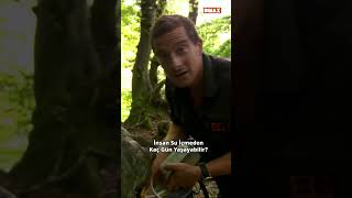 İnsan su içmeden kaç gün yaşayabilir BearGrylls CehennemdenKaçış DMAX Shorts [upl. by Einitsed]