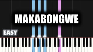 Ntokozo Mbambo  Makabongwe  EASY PIANO TUTORIAL by SA Gospel Piano [upl. by Nueoht469]