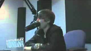 Justin Bieber Saturday Night Online Radio Interview [upl. by Savil]