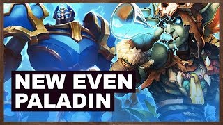 New Even Paladin Dominating Ladder  Rastakhan’s Rumble  Hearthstone [upl. by Ecnarrat]