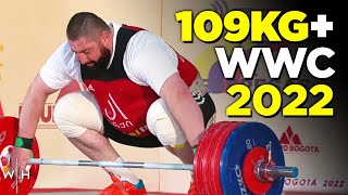 109kg World Weightlifting Championships 22  Lasha vs Gor vs Lalayan [upl. by Michaelina530]