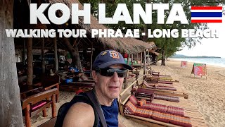 Morning Walk On Pra Ae  Long Beach In Koh Lanta Thailand 🇹🇭 [upl. by Norling]