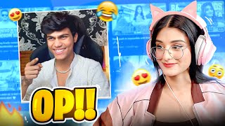 Payal reacts on adarshuc 😎 FUNNY Omegle reaction 🤣🥰 [upl. by Walli]