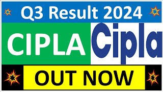 CIPLA Q3 results 2024  CIPLA results today  CIPLA Share News  CIPLA Share latest news today [upl. by Olsen]