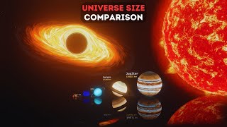 Entire Universe Size Comparison  3D Animation 2024 [upl. by Shaver]