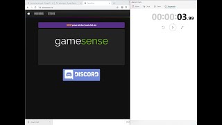 Gamesense cracked in 399 seconds WORLD RECORD Gamesensevip [upl. by Helbonia]