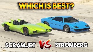 GTA 5 ONLINE  SCRAMJET VS STROMBERG WHICH IS BEST [upl. by Naillik967]