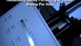 Heidelberg SM52 Perfecting At 15000 Sheets Per Hour [upl. by Ztnahc]