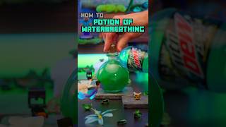 How To Make The Potion of Waterbreathing  Minecraft Cocktail potions minecraft sincitybartender [upl. by Lawlor]