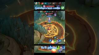 Gatotkaca best combo ✅✅mlbb [upl. by Yob896]