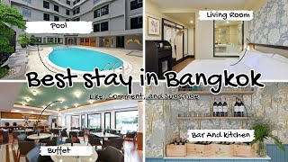 Where to stay in Bangkok  Room Tour  Oakwood Hotel Bangkok  Budget Stay  Suite for Honeymoon [upl. by Kcirdled]