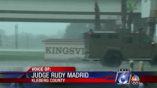 Kleberg County Judge Rudy Madrid reports on damage in his area [upl. by Marcello]