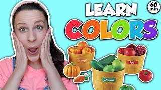 Learn Colors Fruits and Vegetables with Ms Rachel  Toddler Learning Video  Speech  Educational [upl. by Girard]