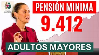 💥AUMENTA la Pensión MINIMA 9812 Adultos Mayores ¡Atención💥 [upl. by Ennaisoj]